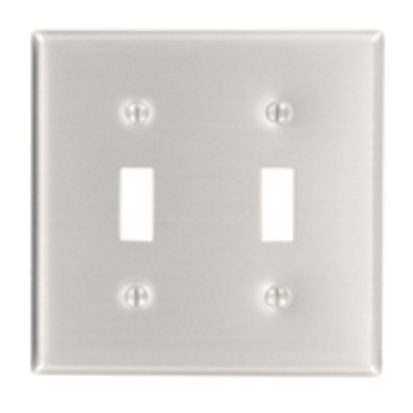 Leviton Switch 2 Gang Wallplate 83009